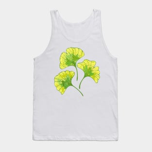 Colorful Leaves of Ginko Biloba Tank Top